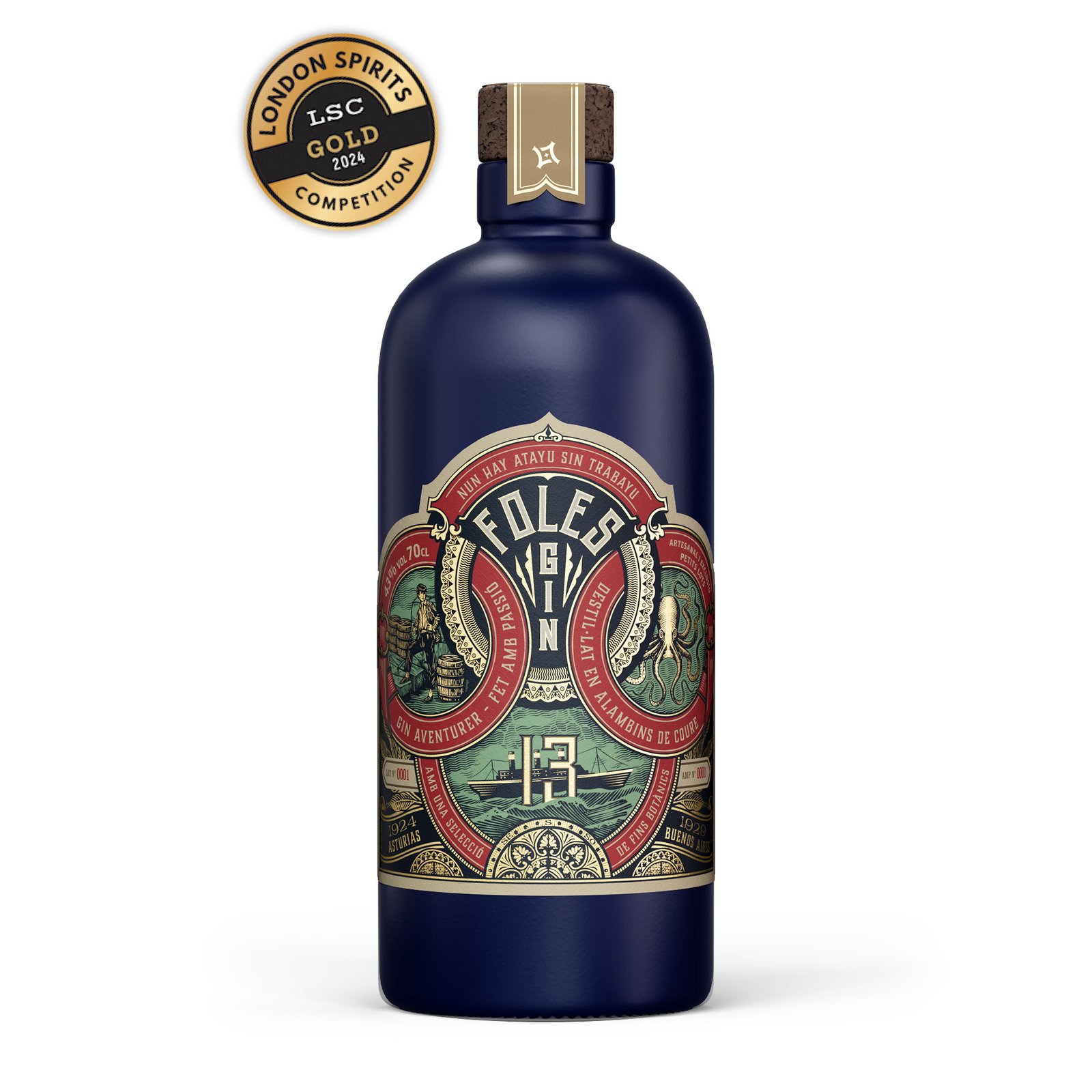 FolesGin-BotellaFrente-LondonSpirits2024